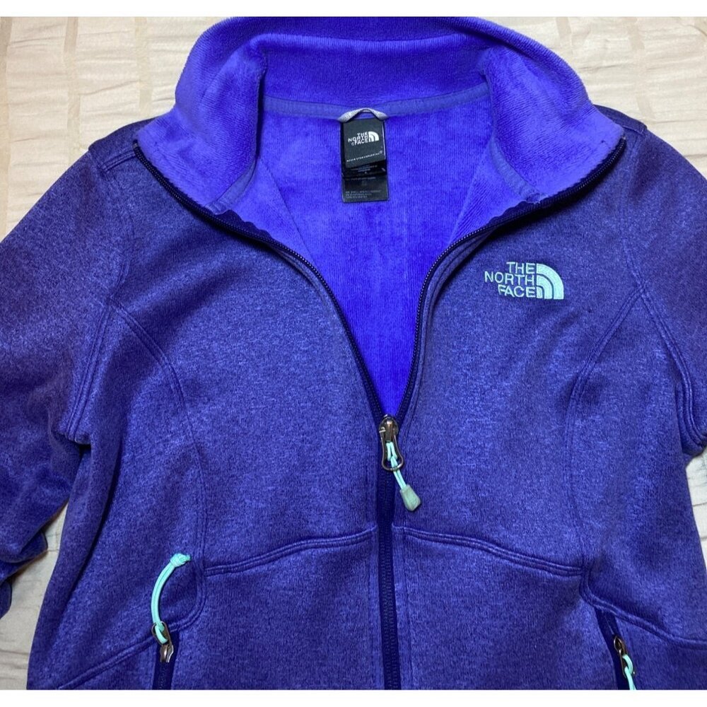 The North Face Womens Fleece Jacket S Purple Zip-Up, Small - Picture 11 of 12